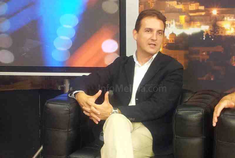 Gregorio Escobar durante su entrevista en Cablemel