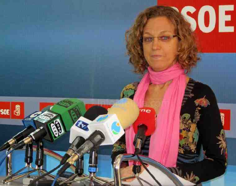 La número dos del PSOE local, Gloria Rojas