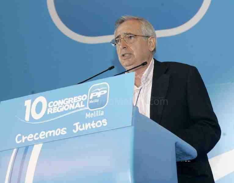 Juan José Imbroda durante la celebración del anterior Congreso Regional