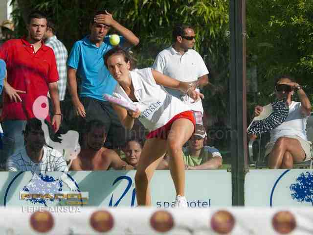 Nuestra padelista Marta Ruiz