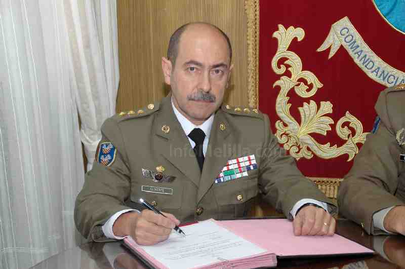 El coronel Llorente Vicente, nueve Jefe de Estado Mayor de la COMGEMEL