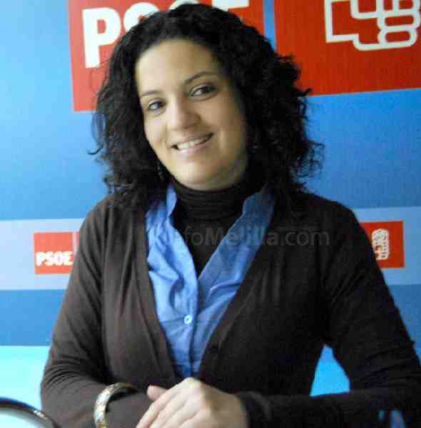 Nora Hammad, secretaria de Políticas Sociales del PSOE de Melilla