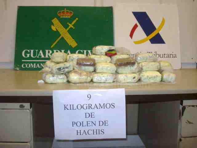Inacutados más 158 kilogramos de derivados del hachís en tres nuevas actuaciones contra el tráfico de droga