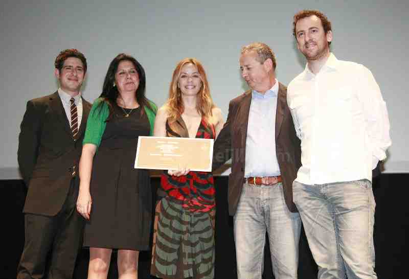 La actriz María Adánez, ganadora del primer premio del VI Certamen de Cortometrajes ‘Manuel Carmona Mir'