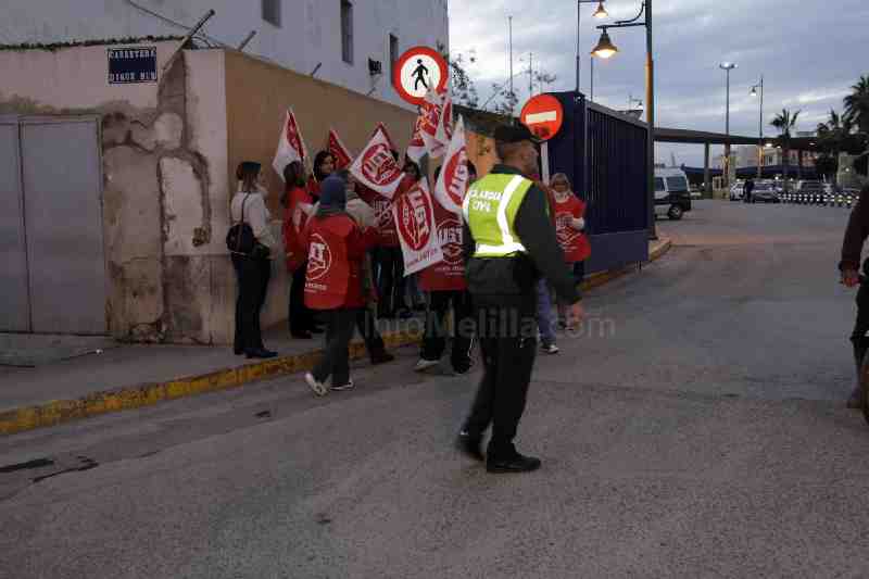 La ausencia de incidentes es la tónica general en esta jornada de huelga