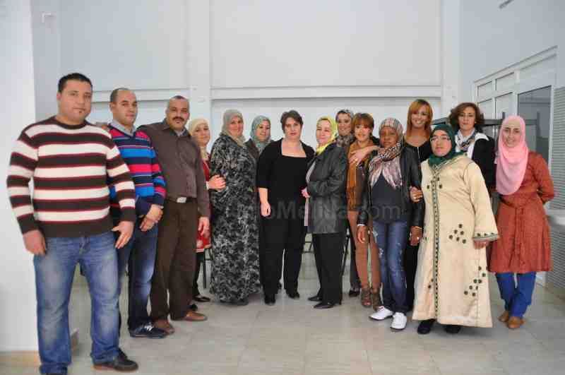 Foto de familia de los alumnos y formadores