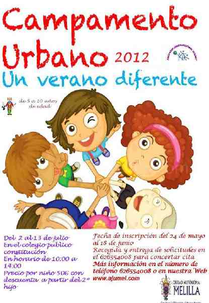 Cartel anunciador del Campamento