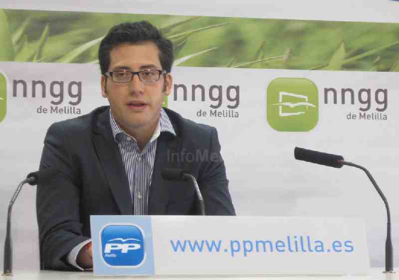El vicesecretario de Acción Política de Nuevas Generaciones del PP, Ángel Fernández Espona