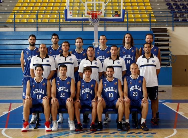 Actual plantilla de Melilla Baloncesto