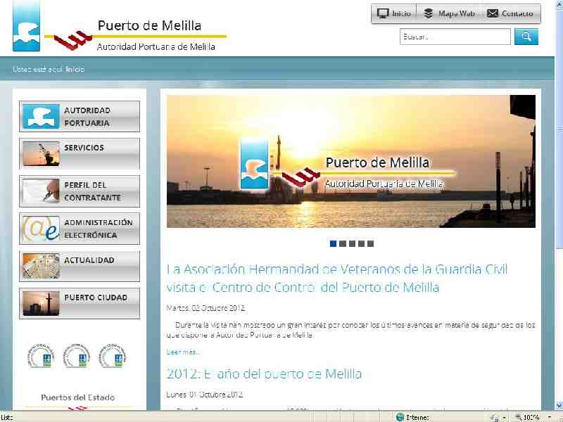 La Autoridad Portuaria presenta su nueva web más funcional y con gran cantidad de servicios