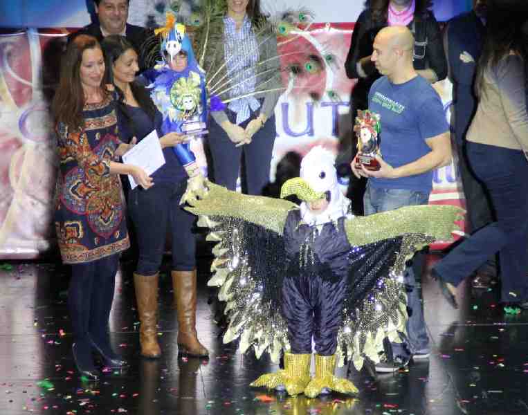 Nerea y Elian, primer premio de la categoría peques por pareja