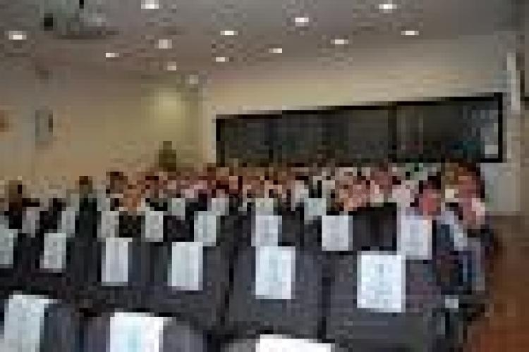 Sala donde se celebró en la noche de este miércoles la citada Asamblea