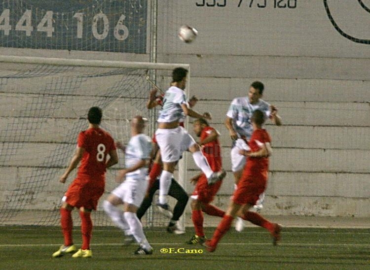 Los casinistas aguantaron bien hasta el minuto 75 en el que les llegaría el definitivo 1-0