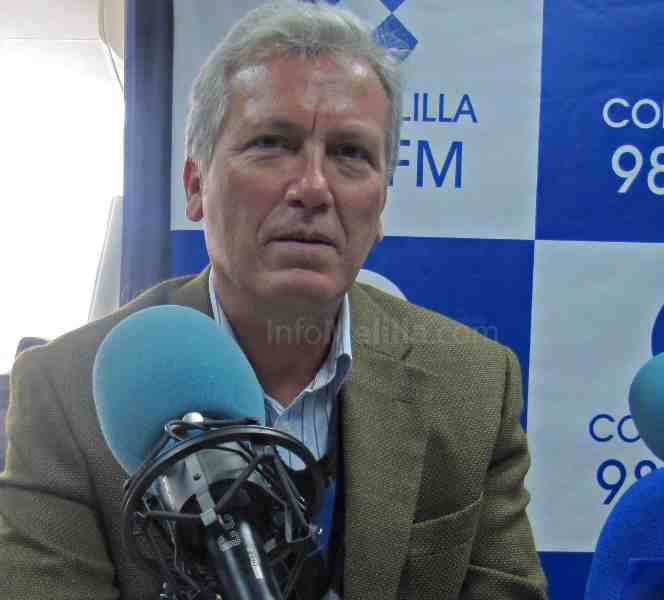 Julio Liarte, durante la entrevista en COPE