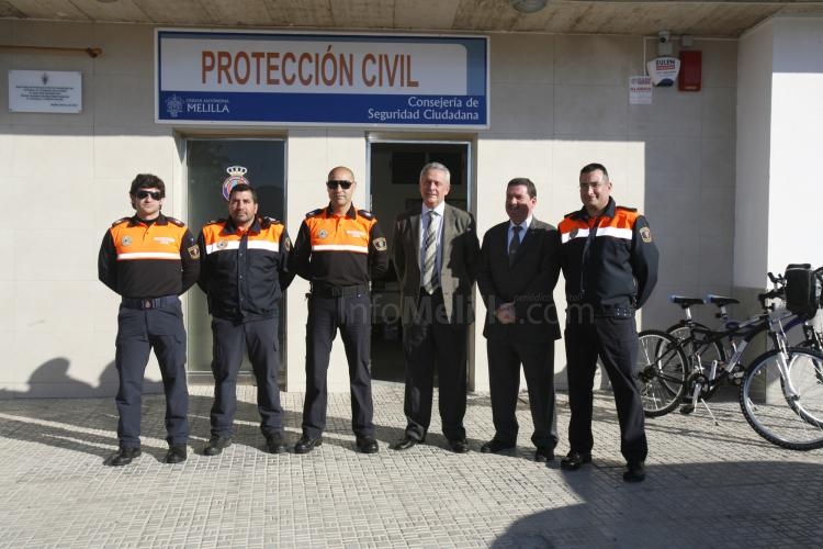 Seguridad Ciudadana inaugura la nueva caseta de Protección Civil, base del futuro grupo de voluntarios que pretente crear
