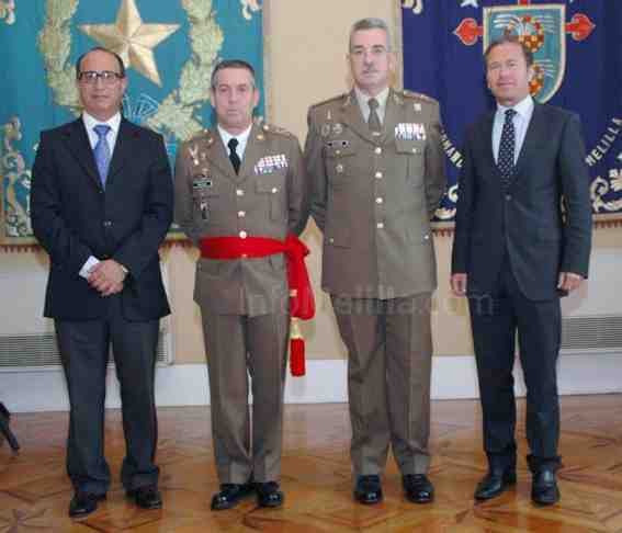De izda. a dcha.: Abdelmalik El Barkani, Luis Martínez Trascasa, Álvaro de la Peña Cuesta y Miguel M
