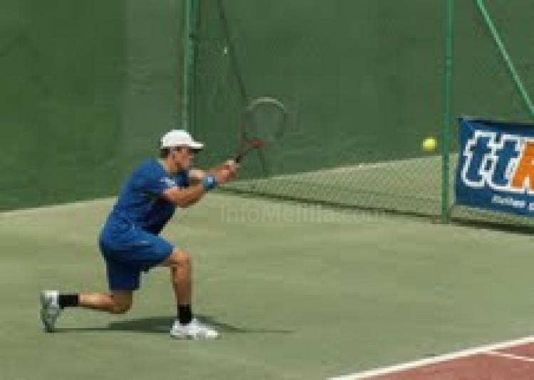 Internacional Masculino de Tenis: Mala suerte para el melillense aficando en Madrid Eduardo Rico Brusi