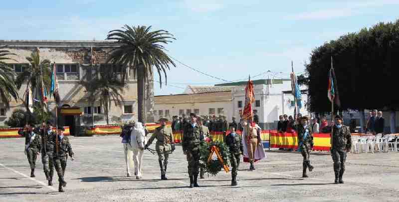 El Regimiento 'Alcántara" celebra su 356 aniversario con un acto militar