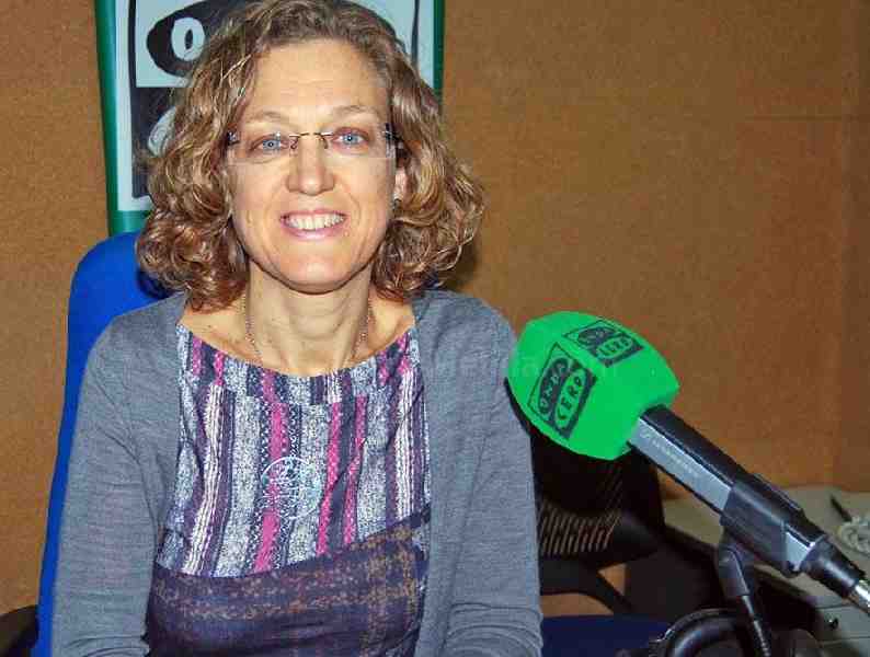 Gloria Rojas, durante la entrevista en Onda Cero