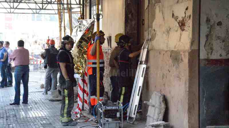 Fallece un obrero de la construcción tras un derrumbe en el interior de un edificio en rehabilitación