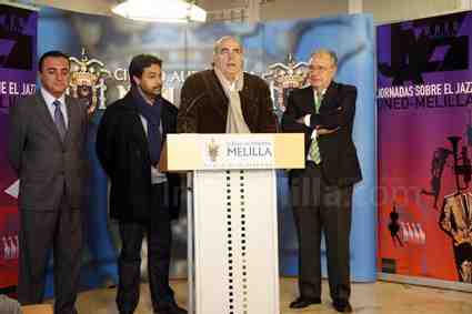 De izda. a dcha.: Javier Mateo, Kiriko, Ángel Castro y Ramón Gavilán