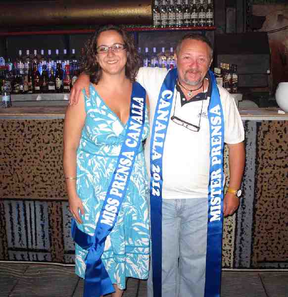 La Asociación de la Prensa celebró anoche su cena de Feria y eligió a su Miss y Mister Prensa Canalla 2012