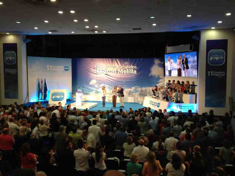 Imbroda, reelegido presidente del PP de Melilla con el 98,31 % de los votos