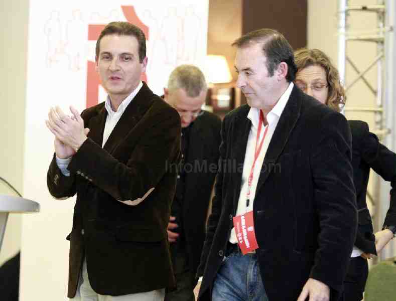 El secretario general del PSOE se ha mostrado dispuesto a empezar a trabajar por los melillenses