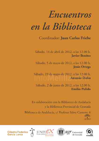 El escrito local Jesús Ortega participa en los 'Encuentros en la Biblioteca’ de la UGR