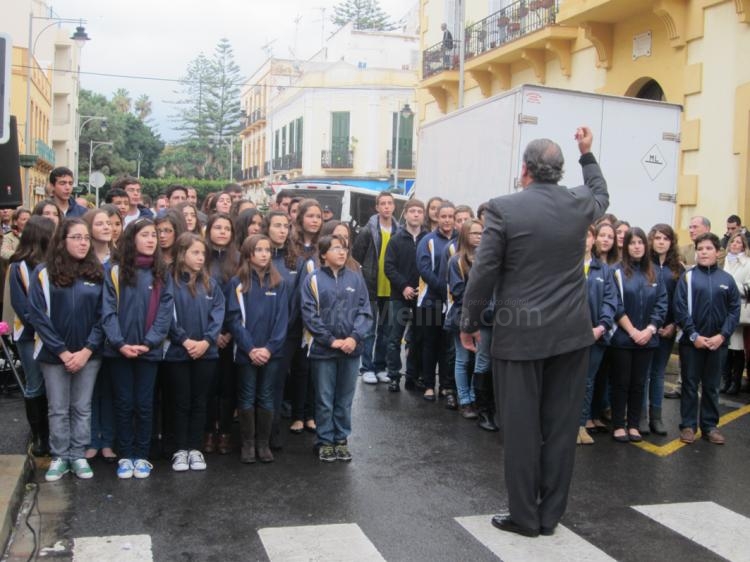 La Salle coloca una placa conmemorativa en el primer edificio que albergó a esta institución en Melilla
