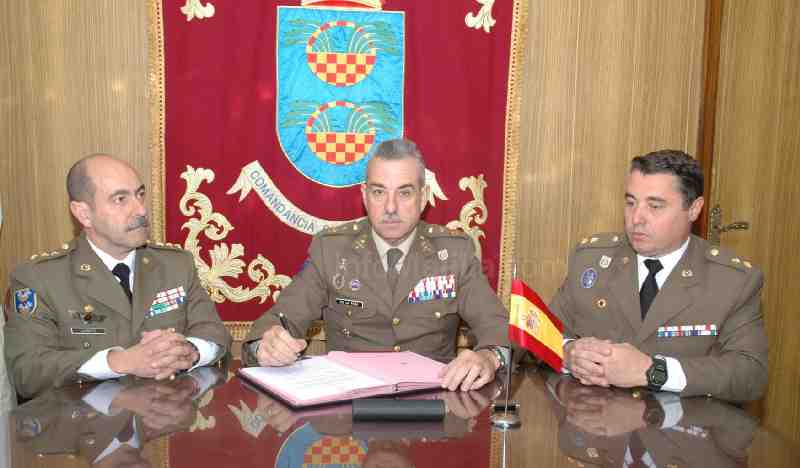 El coronel Llorente Vicente, nueve Jefe de Estado Mayor de la COMGEMEL
