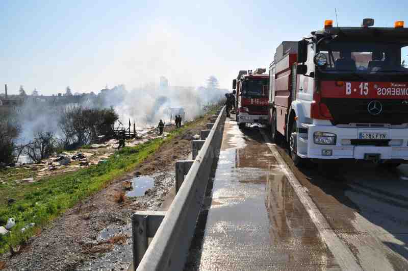 El Barkani insiste en los peligros del poblado chabolista cercano al CETI