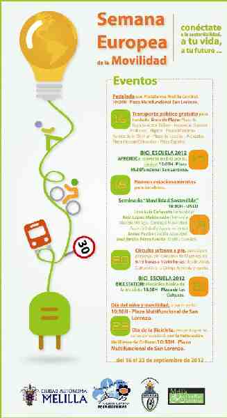 Seguridad Ciudadana elabora un completo programa de actividades para celebrar la Semana Europea de la Movilidad