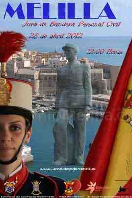 Cartel de la jura de Bandera para civiles de 2012