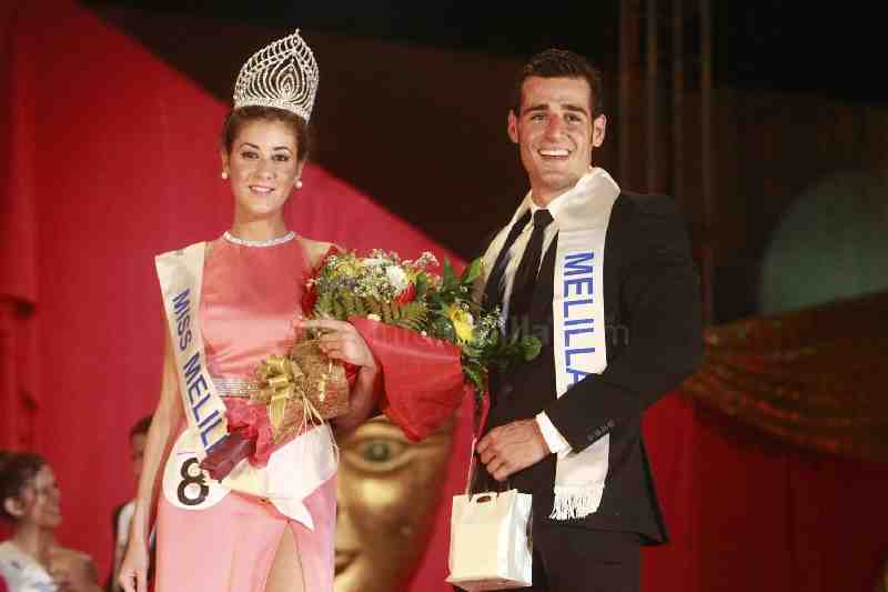 Paula Solórzano y Pablo Fernández, nuevos reyes de la belleza de Melilla