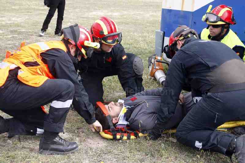 El simulacro de emergencia de nivel 2 de la UME, en imágenes