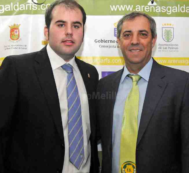 Quique Soto -izqueirda de la imágen- de nuevo estará al frente de Melilla FS