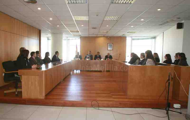 Durante la reunión con la Planta Judicial