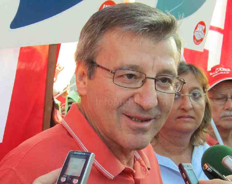 El secretario general de UGT-Melilla, Alonso Díaz