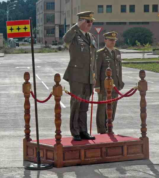 El inspector general del Ejército, José Muñoz