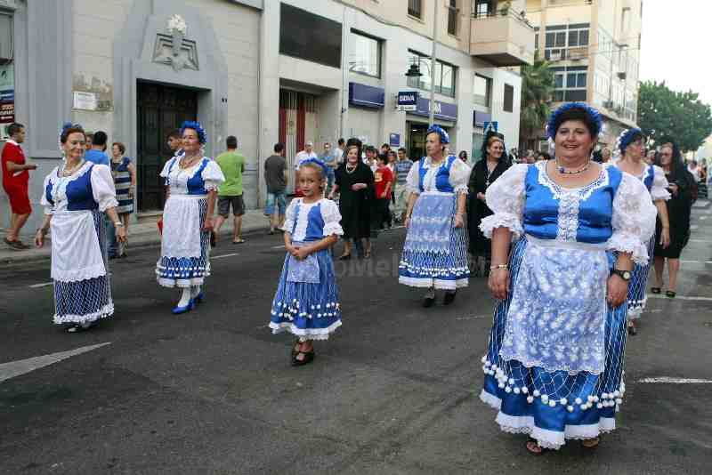 La Patrona de Melilla procesionó por las calles de su ciudad