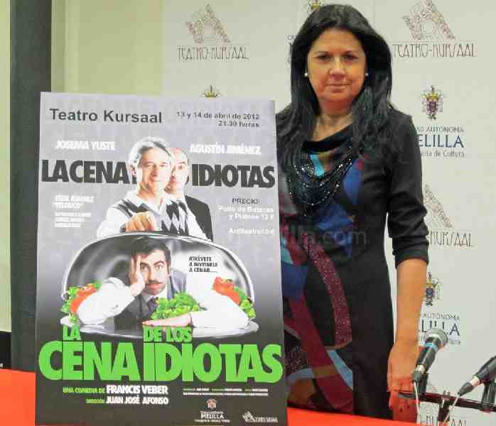 Simi Chocrón ha presentado esta mañana 'La cena de los idiotas'