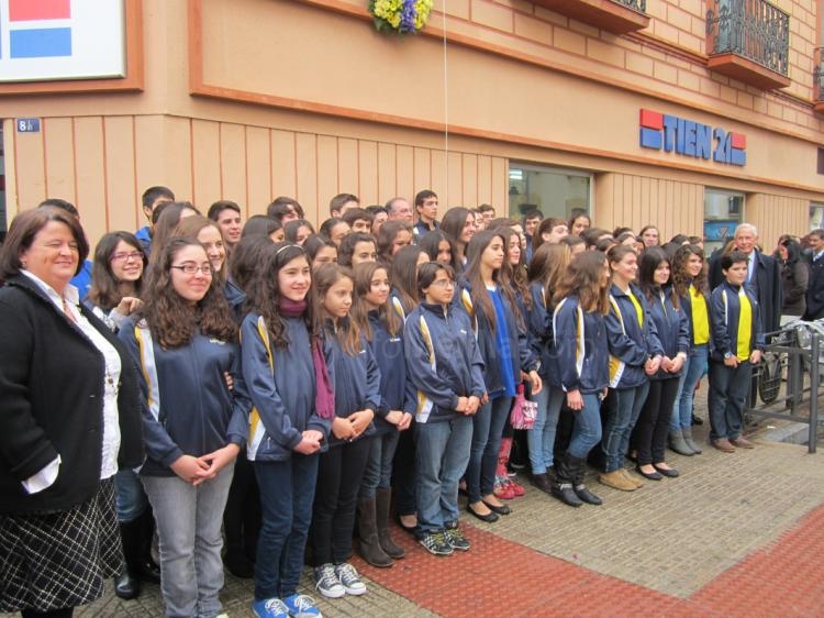 La Salle coloca una placa conmemorativa en el primer edificio que albergó a esta institución en Melilla