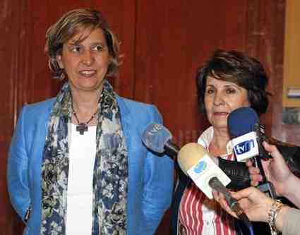Myriam García (izda.) y Marisa Alonso (dcha.)