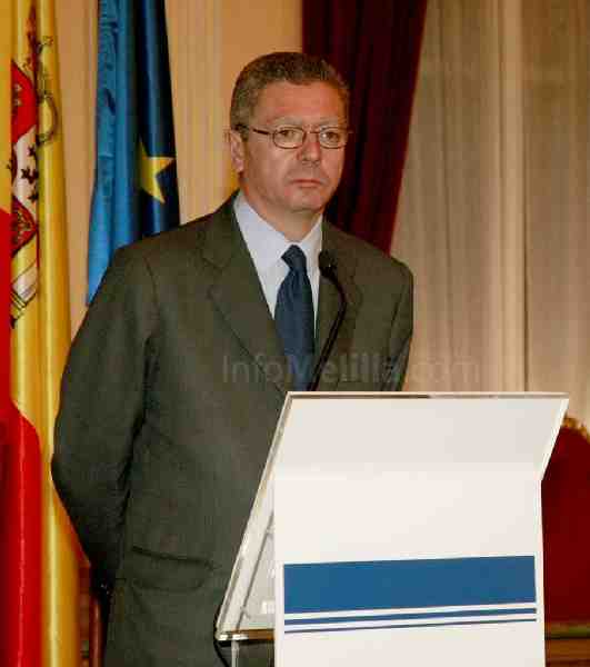 Alberto Ruiz Gallardón, ministro de Justicia