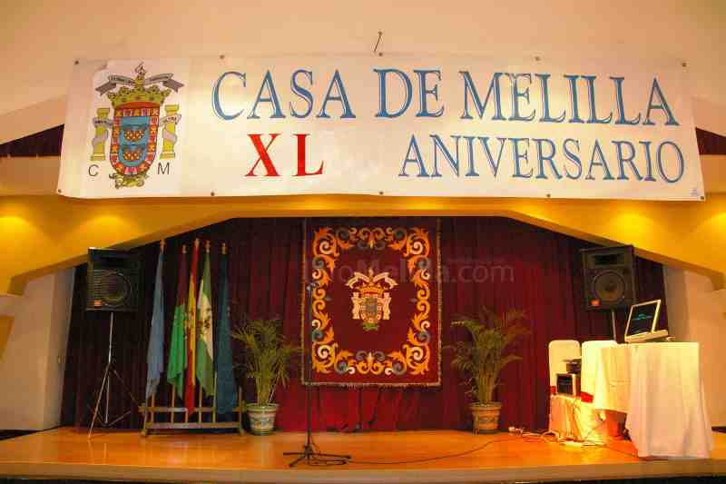 Bello escenario preparado para la ocasión