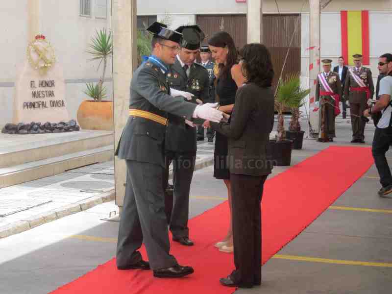 La Guardia Civil celebra el día de su patrona reconociendo el esfuerzo de sus miembros en la lucha contra la inmigración y en defensa de la frontera