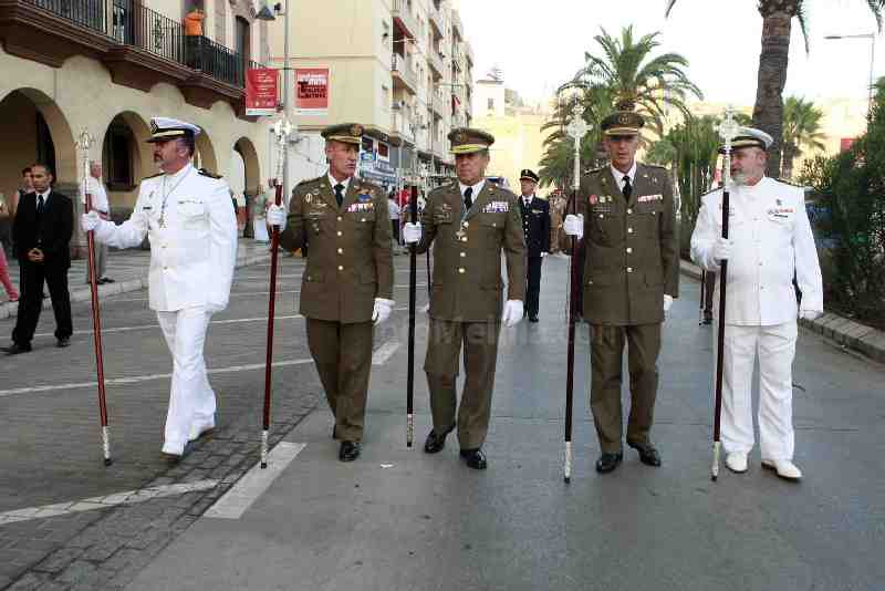 La Patrona de Melilla procesionó por las calles de su ciudad