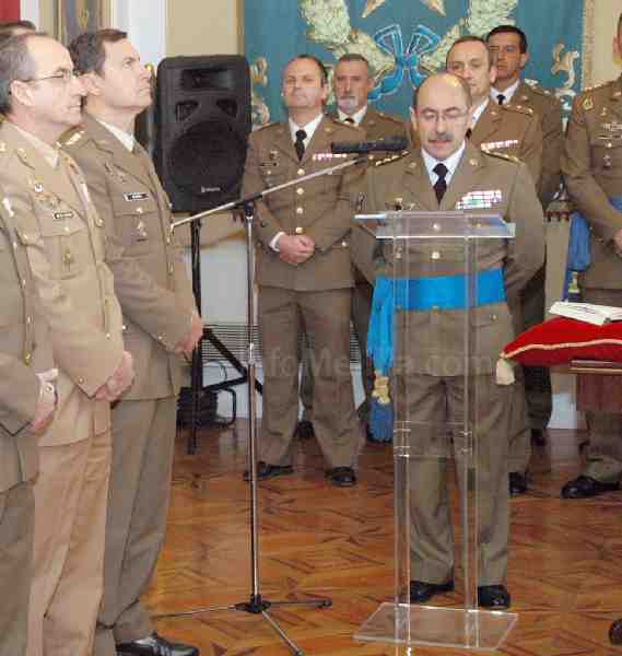 El coronel Llorente Vicente, nueve Jefe de Estado Mayor de la COMGEMEL
