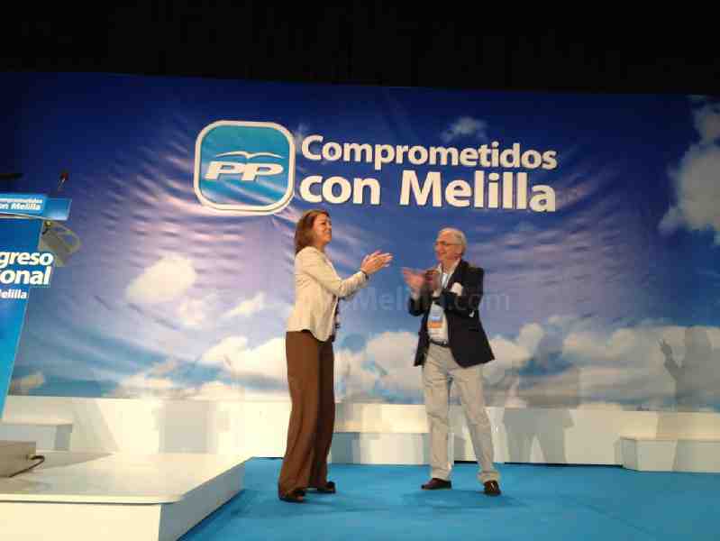 Imbroda, reelegido presidente del PP de Melilla con el 98,31 % de los votos